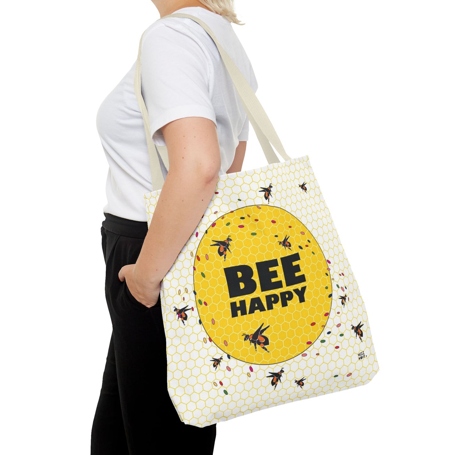 Bee Happy Busy Bee's - Fashion Tote & Beach Bag