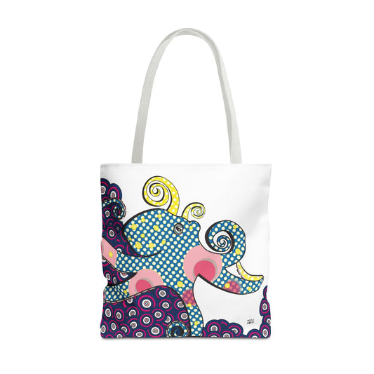 Octopus in Reef Pink - Fashion Tote & Beach Bag