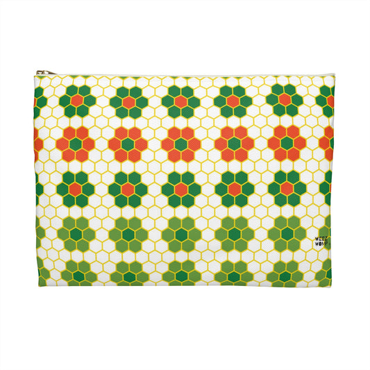 Travel Pouch Cosmetic Bag – Makeup & Toiletry Organizer for Beauty Essentials | Green Honey Comb