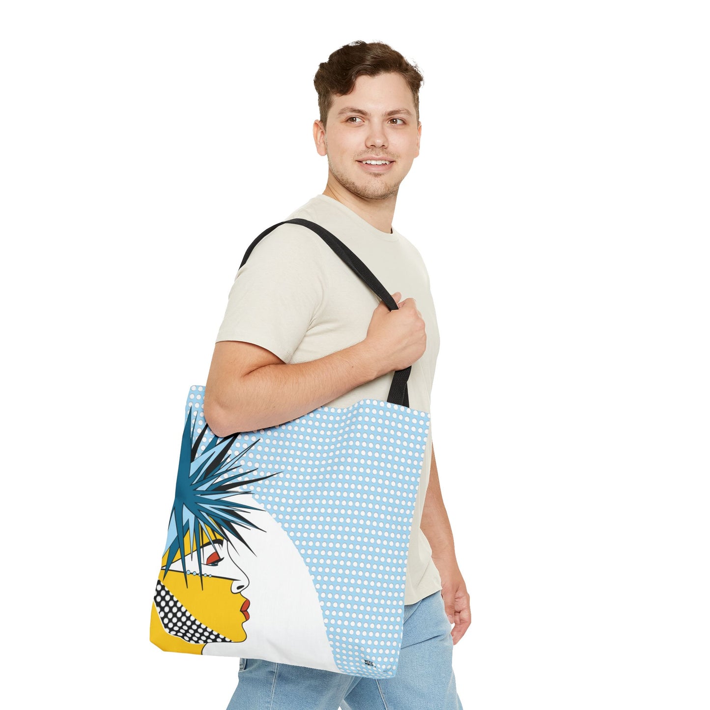 XO in Blue - Fashion Tote & Beach Bag