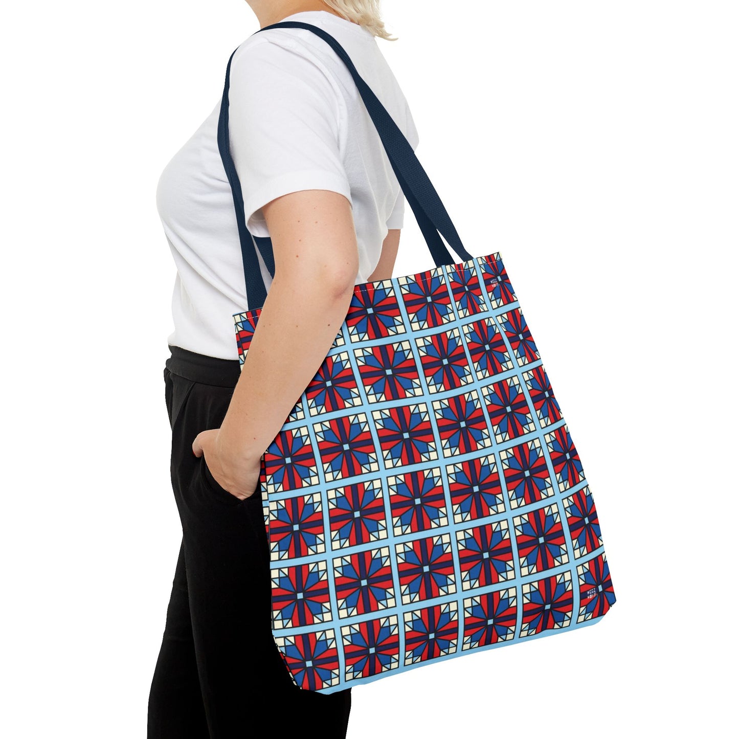 Stars Over Tennessee in Red - Fashion Tote & Beach Bag