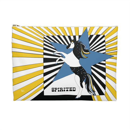 Travel Pouch Cosmetic Bag – Makeup & Toiletry Organizer for Beauty Essentials | Spirited in Blue