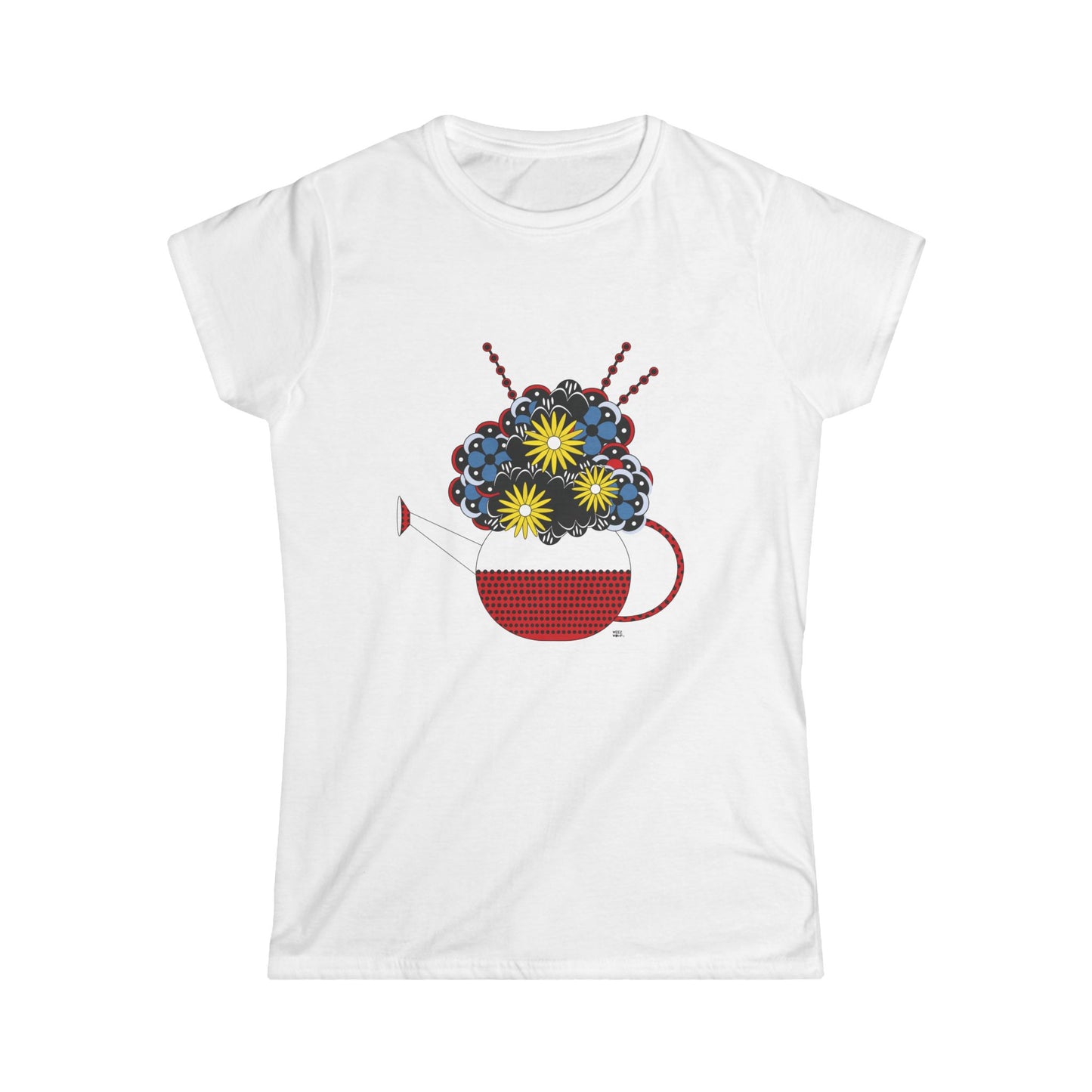 Garden Can in Red Women's Softstyle Tee