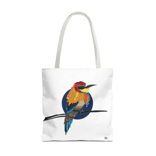 Little Bird in White - Fashion Tote & Beach Bag
