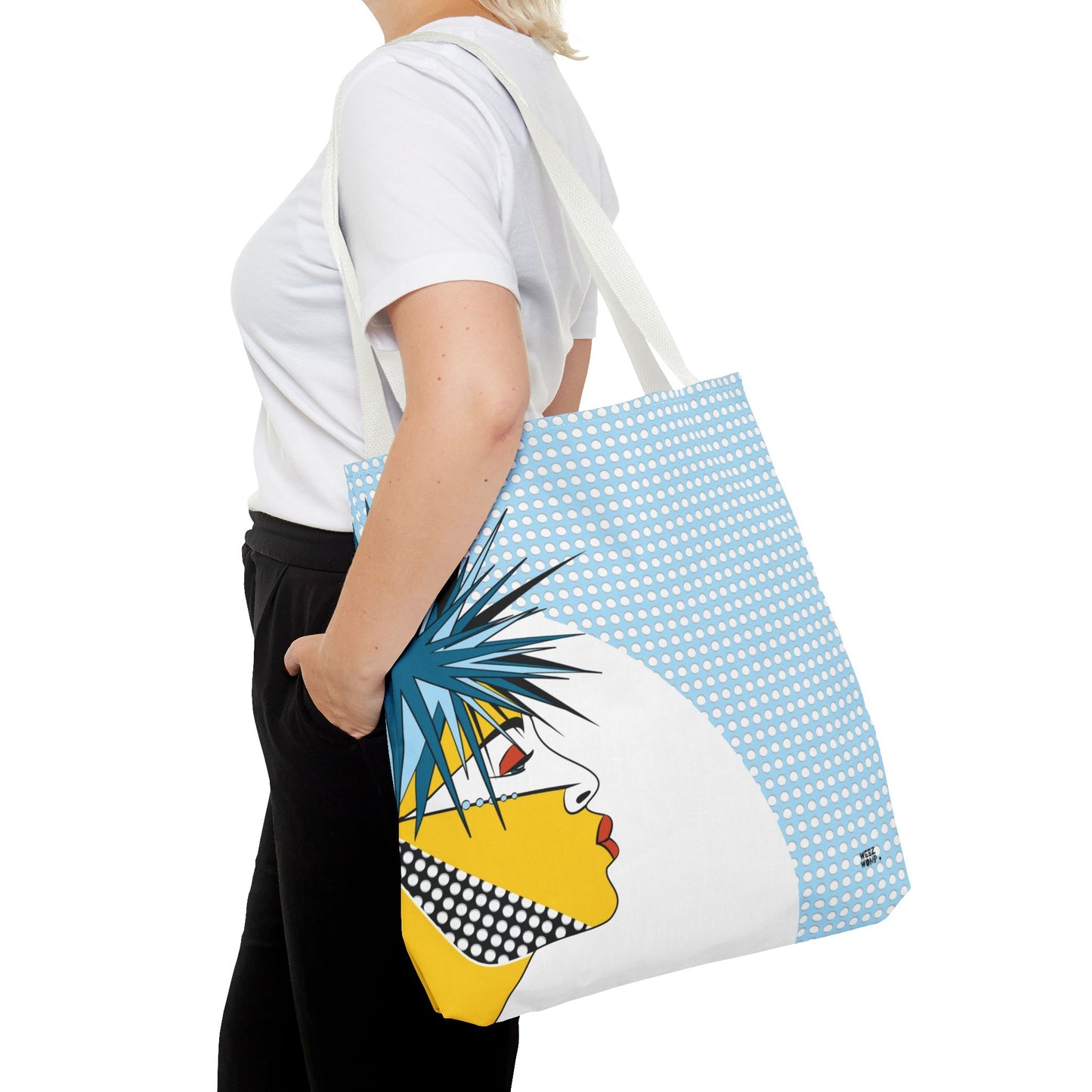 XO in Blue - Fashion Tote & Beach Bag