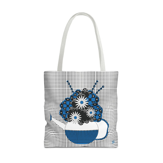 Gardeners Delight Blue Watering Can & Flowers - Fashion Tote & Beach Bag
