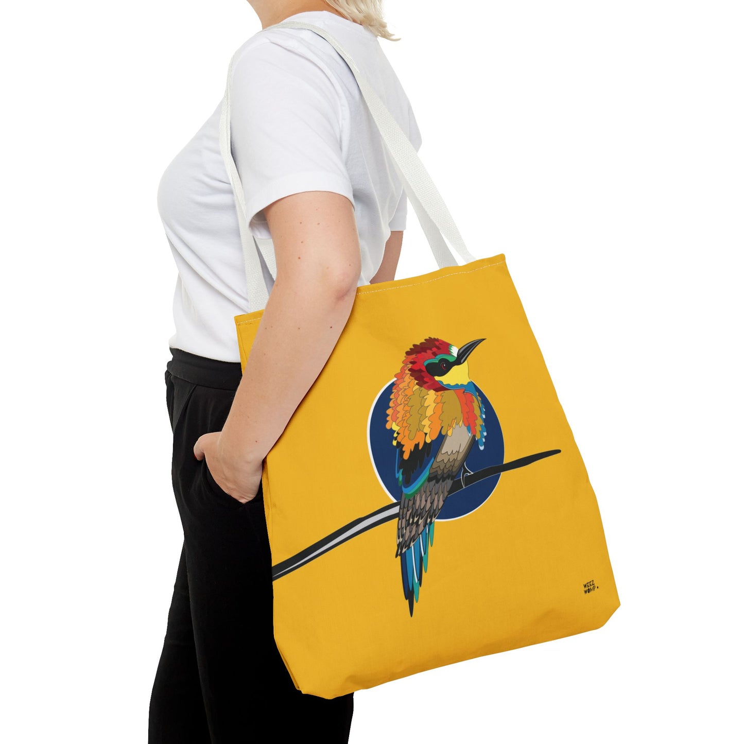 Little Bird in Yellow - Fashion Tote & Beach Bag