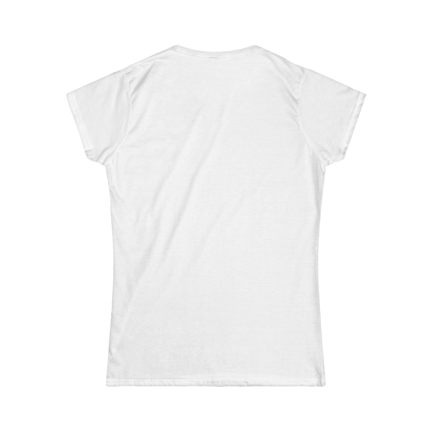Mermaid Seas The Day in Orange - Women's Soft Style Tee
