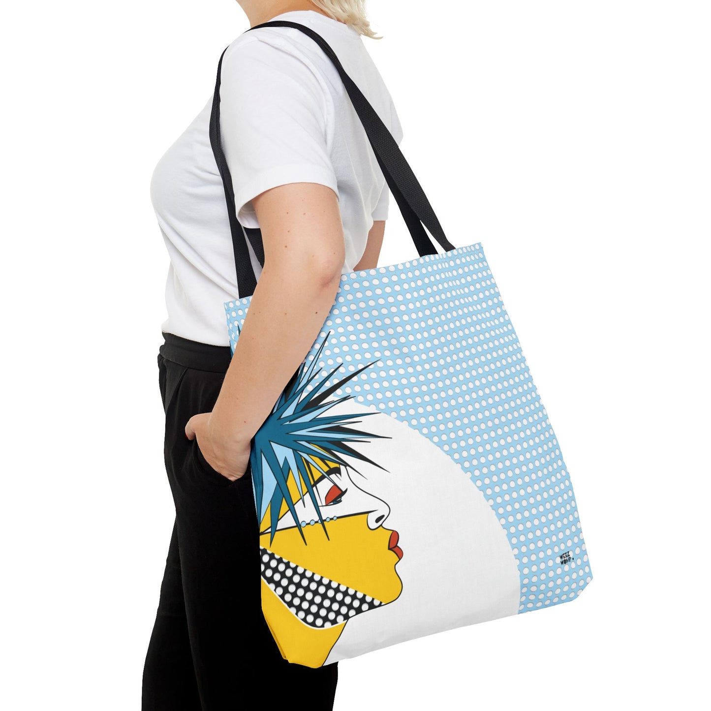 XO in Blue - Fashion Tote & Beach Bag