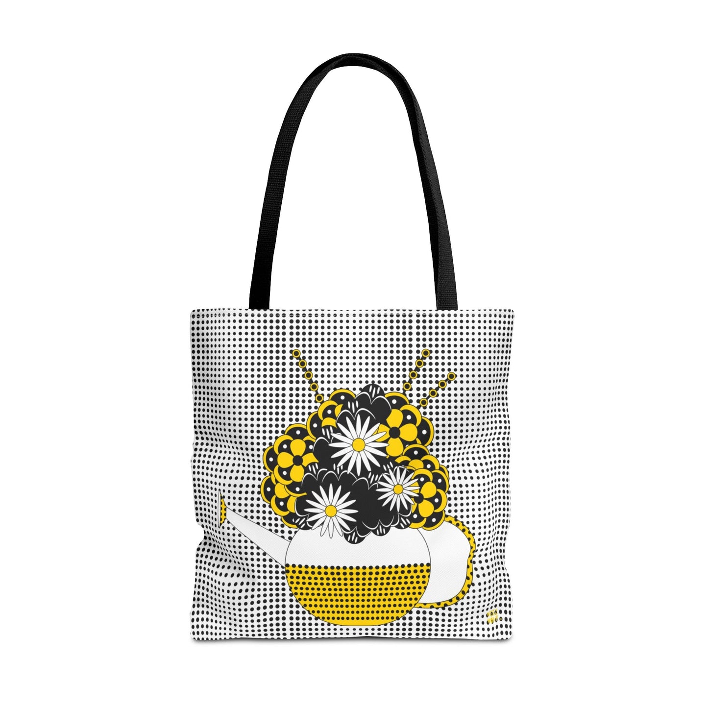 Gardeners Delight Yellow Watering Can & Flowers - Fashion Tote & Beach Bag