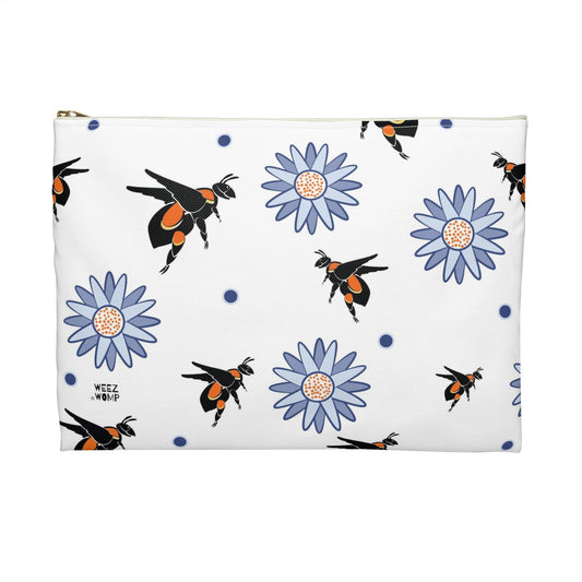 Bumble Bee Makeup Pouch Organizer Cosmetic Bag Accessory Travel Pouch / Cosmetic Bags / Makeup Bags / Toiletry Bag / Waterproof Beauty Bag