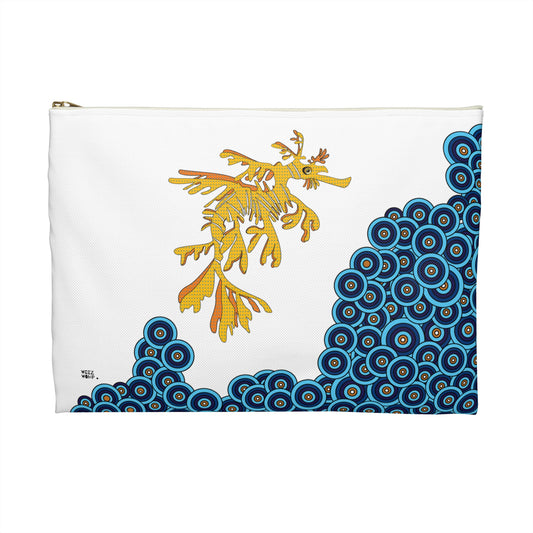 Seahorse Makeup Pouch Organizer Cosmetic Bag Accessory Travel Pouch / Cosmetic Bags / Makeup Bags / Toiletry Bag / Waterproof Be