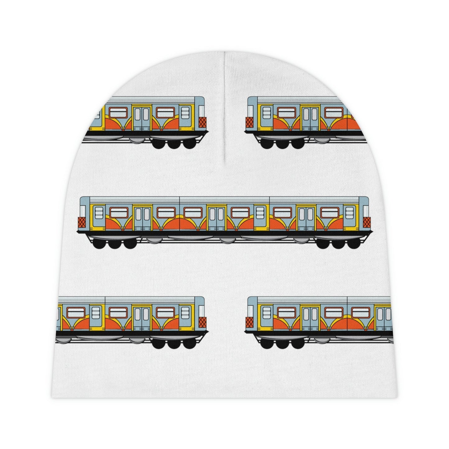 Baby Beanie Train Car in Grey - WeezWomp