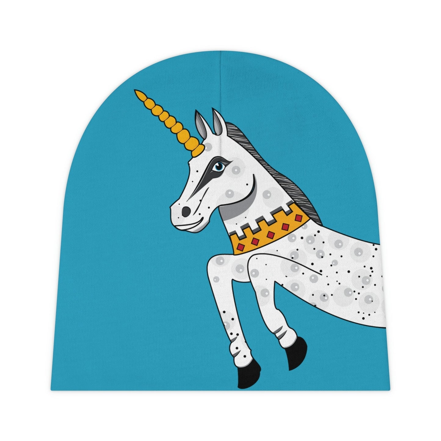 Baby Beanie Unicorn in Turquoise - WeezWomp