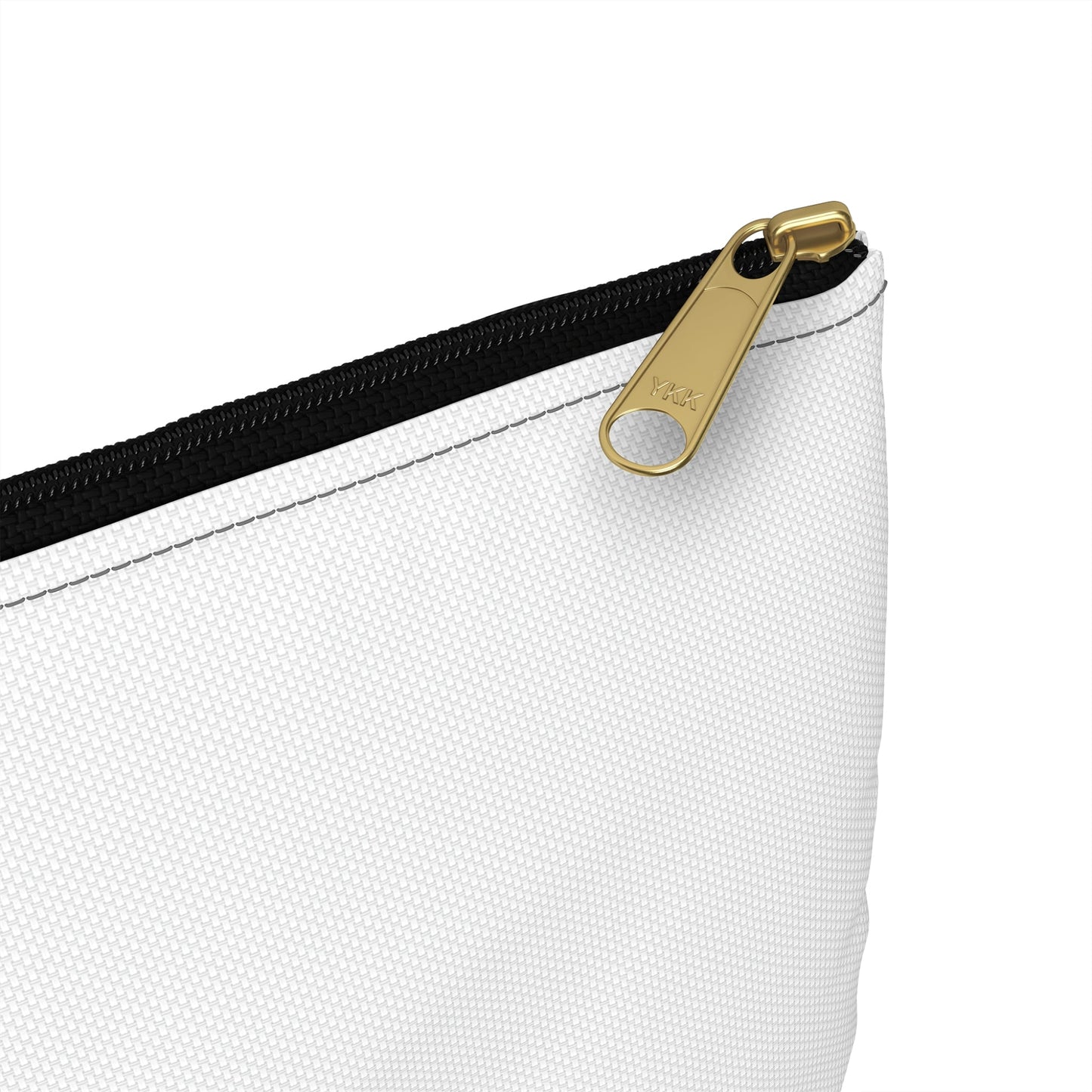 Be Beautiful Like a Rainbow Travel Pouch Organizer Cosmetic Bag in White / Cosmetic Bags / Makeup Bags / Toiletry Bag / Waterproof Beauty Bag - WeezWomp