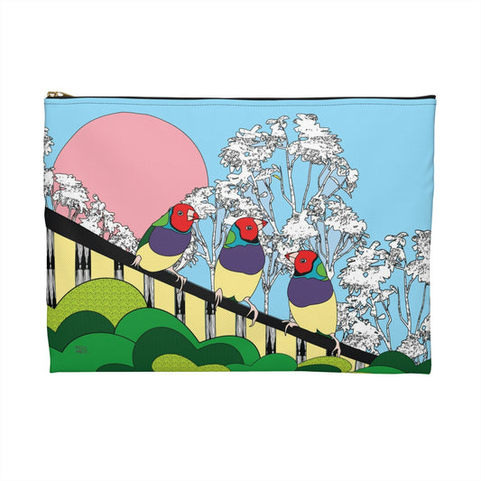 Canary Trio Travel Pouch Organizer Cosmetic Bag / Cosmetic Bags / Makeup Bags / Toiletry Bag / Waterproof Beauty Bag - WeezWomp