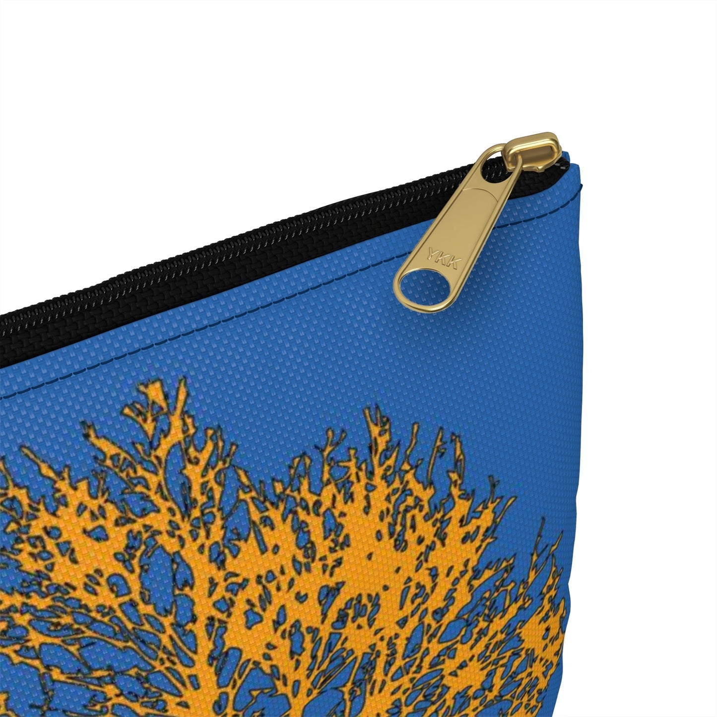 Farm House in Blue Makeup Pouch Organizer Cosmetic Bag Accessory Travel Pouch / Cosmetic Bags / Makeup Bags / Toiletry Bag / Waterproof Beauty Bag - WeezWomp