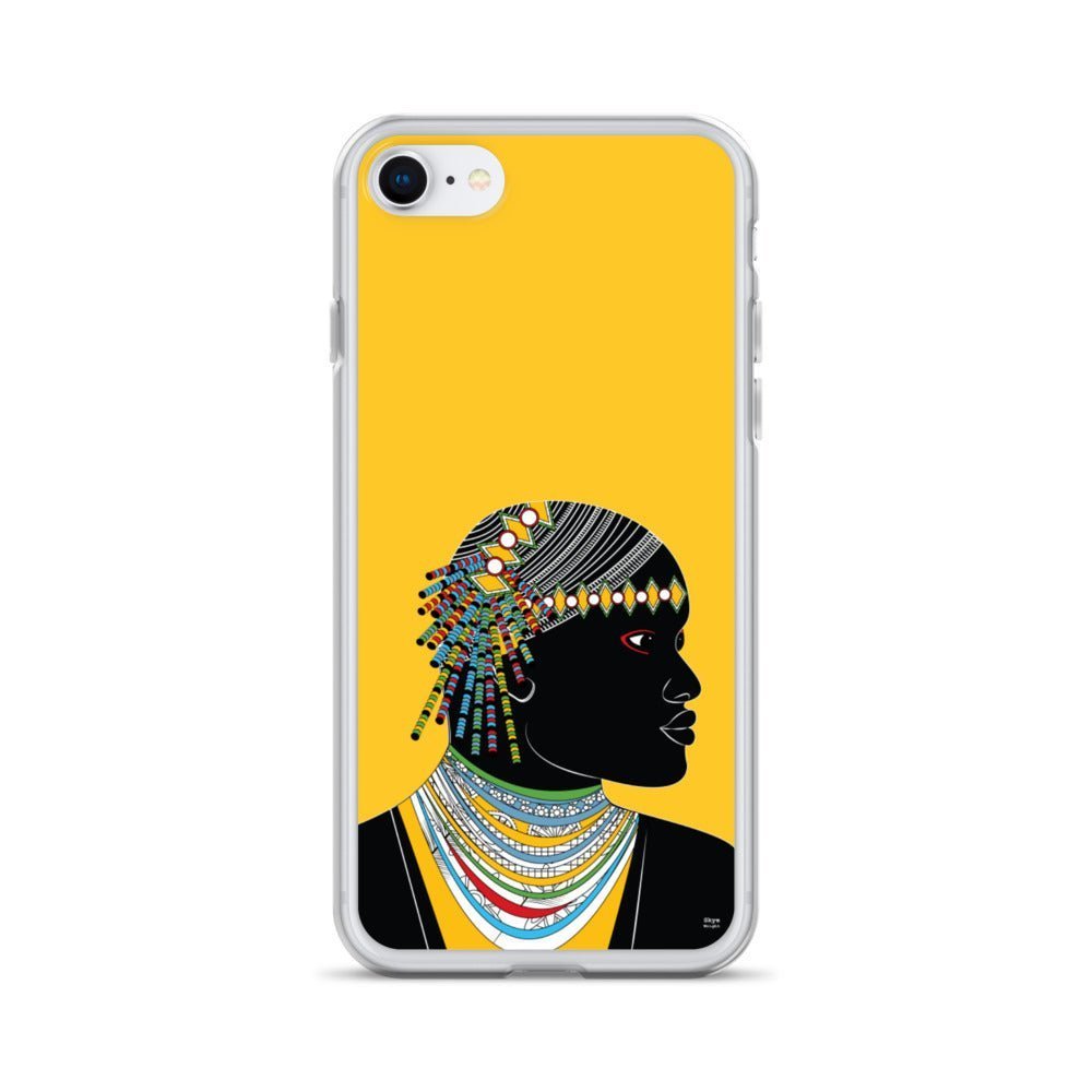 Fashion iPhone Case - African Man - iPhone 11, 11 Pro, 11 Pro Max, 12, 12 Mini, 12 Pro, 12 Pro Max, 7plus/8plus 7/8, SE, x/xs, XS Max, XR - WeezWomp