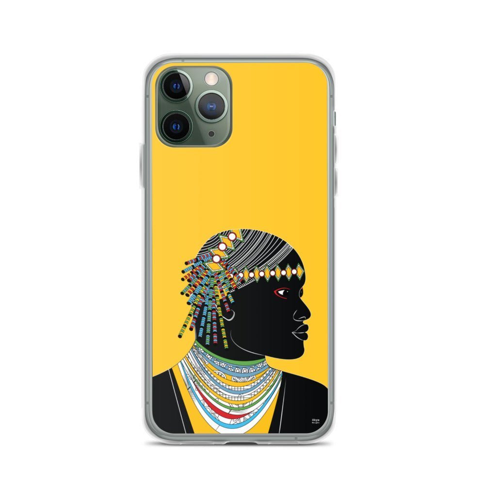 Fashion iPhone Case - African Man - iPhone 11, 11 Pro, 11 Pro Max, 12, 12 Mini, 12 Pro, 12 Pro Max, 7plus/8plus 7/8, SE, x/xs, XS Max, XR - WeezWomp