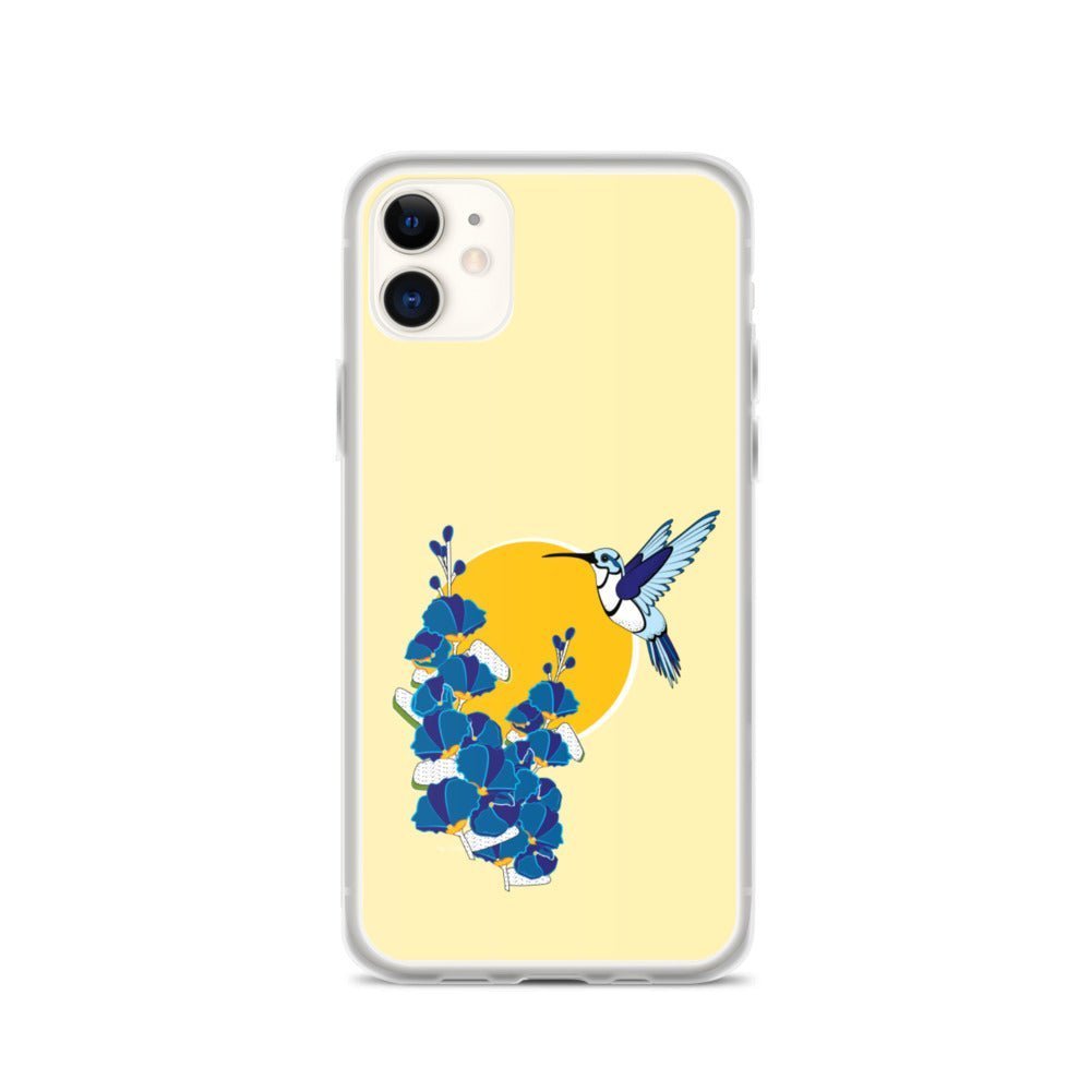 Fashion iPhone Case - Hummingbird - iPhone 11, 11 Pro, 11 Pro Max, 12, 12 Mini, 12 Pro, 12 Pro Max, 7plus/8plus 7/8, SE, x/xs, XS Max, XR - WeezWomp