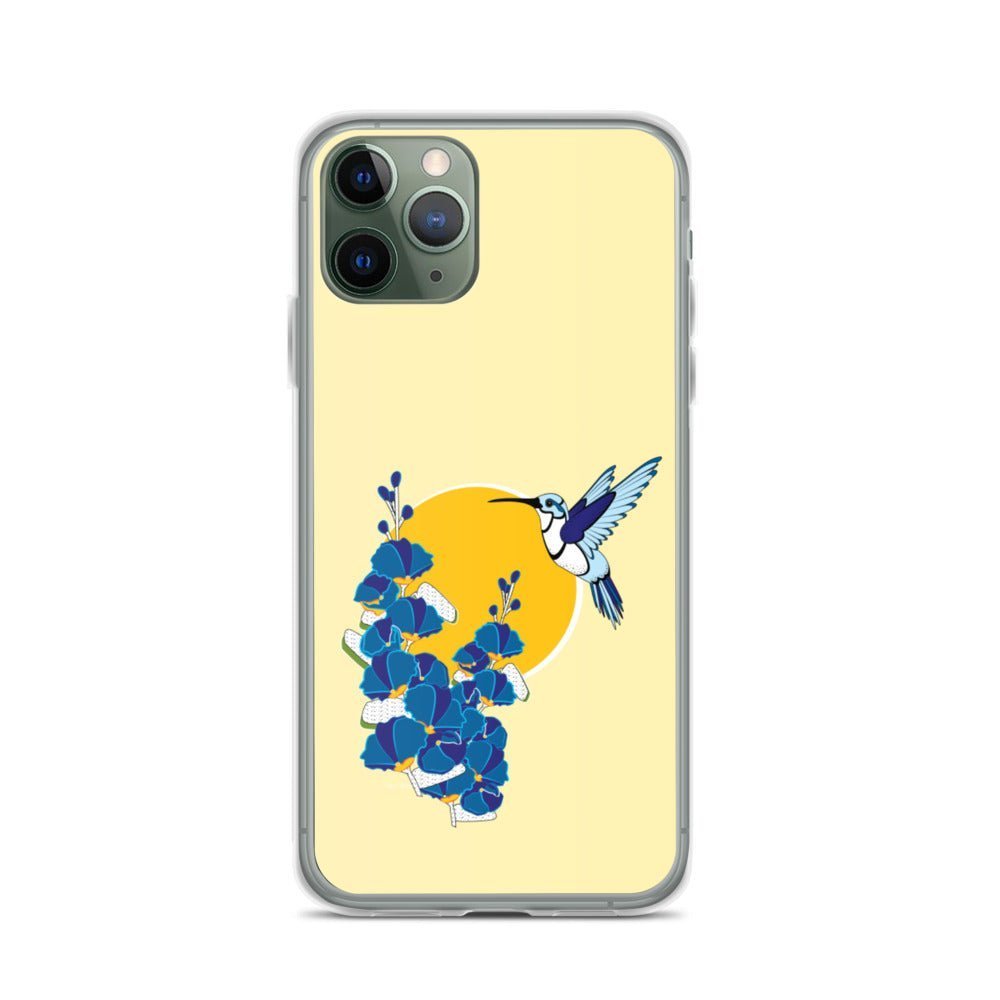 Fashion iPhone Case - Hummingbird - iPhone 11, 11 Pro, 11 Pro Max, 12, 12 Mini, 12 Pro, 12 Pro Max, 7plus/8plus 7/8, SE, x/xs, XS Max, XR - WeezWomp