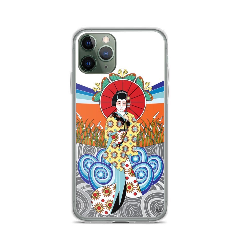 iPhone Fashion Case - Geisha Girl - iPhone 11, 11 Pro, 11 Pro Max, 12, 12 Mini, 12 Pro, 12 Pro Max, 7plus/8plus 7/8, SE, x/xs, XS Max, XR - WeezWomp