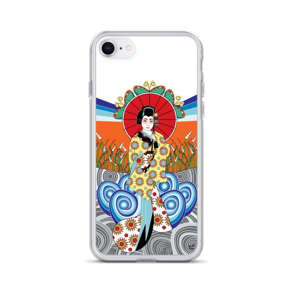 iPhone Fashion Case - Geisha Girl - iPhone 11, 11 Pro, 11 Pro Max, 12, 12 Mini, 12 Pro, 12 Pro Max, 7plus/8plus 7/8, SE, x/xs, XS Max, XR - WeezWomp