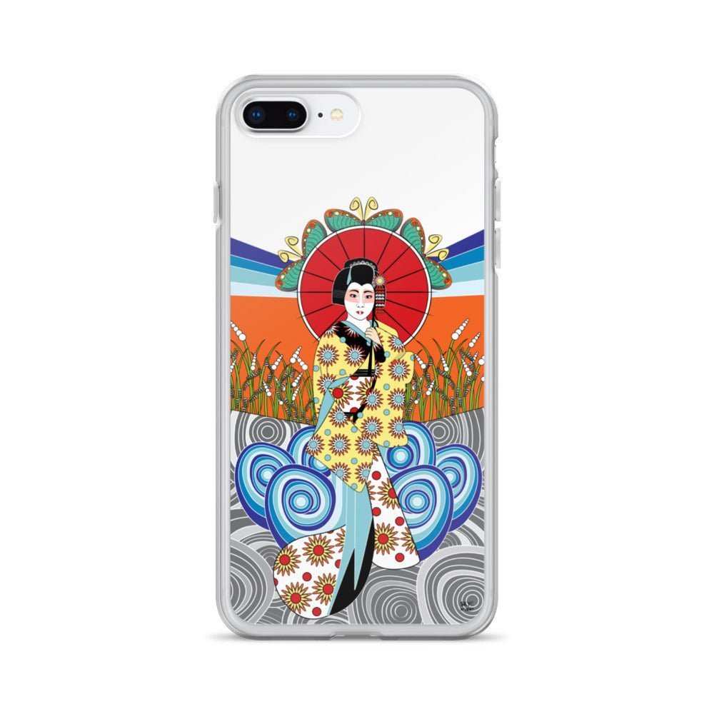 iPhone Fashion Case - Geisha Girl - iPhone 11, 11 Pro, 11 Pro Max, 12, 12 Mini, 12 Pro, 12 Pro Max, 7plus/8plus 7/8, SE, x/xs, XS Max, XR - WeezWomp