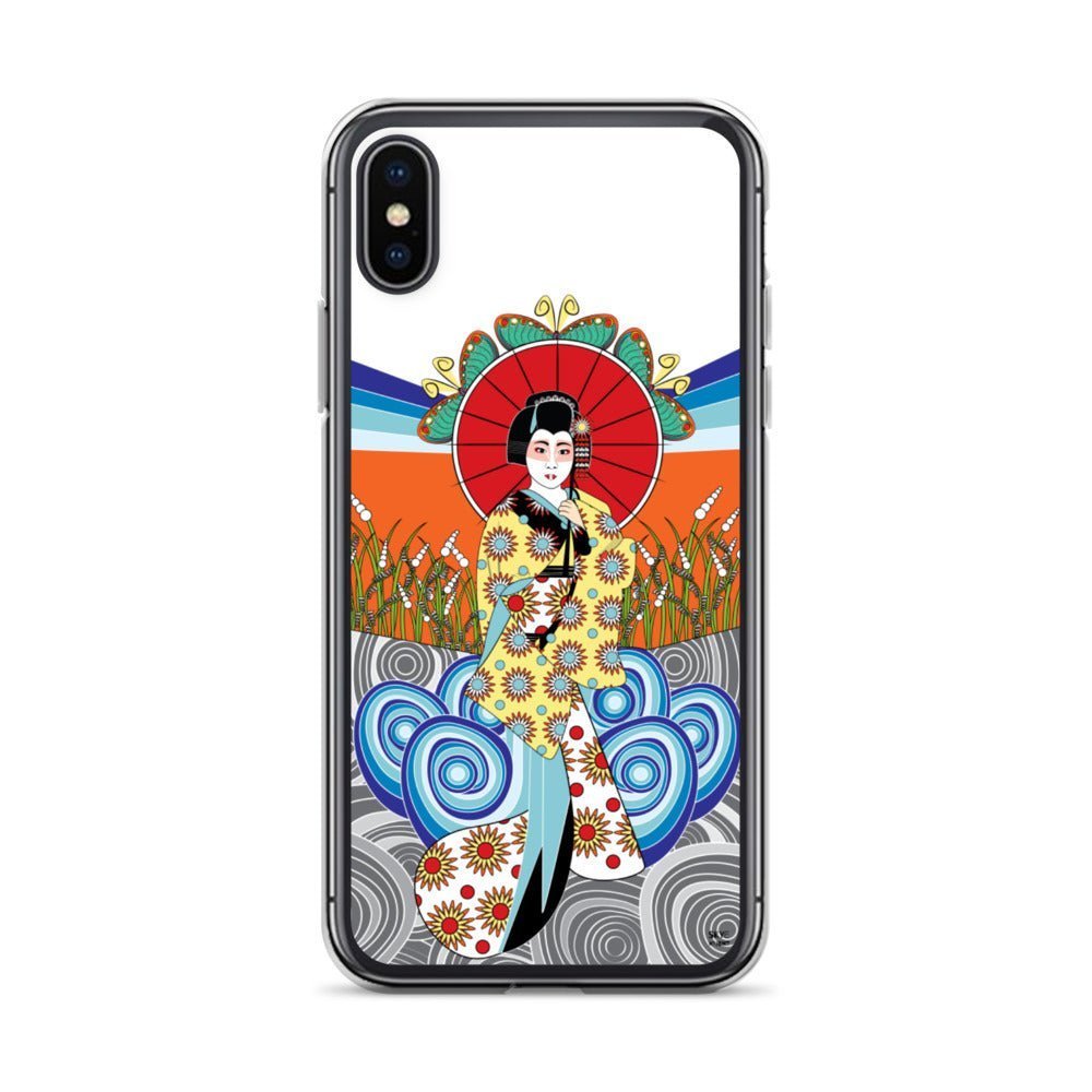 iPhone Fashion Case - Geisha Girl - iPhone 11, 11 Pro, 11 Pro Max, 12, 12 Mini, 12 Pro, 12 Pro Max, 7plus/8plus 7/8, SE, x/xs, XS Max, XR - WeezWomp