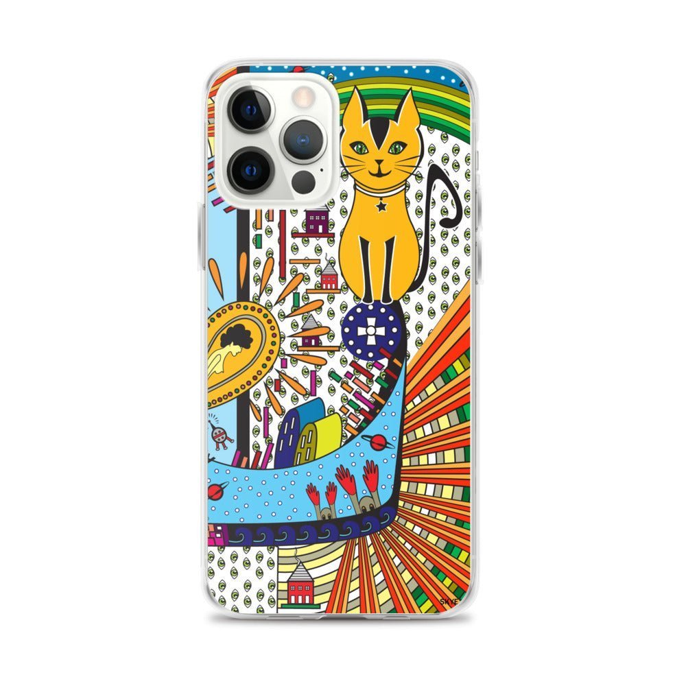 iPhone Protective Case Accessory - Alien Cat Invasion by WeezWomp - WeezWomp