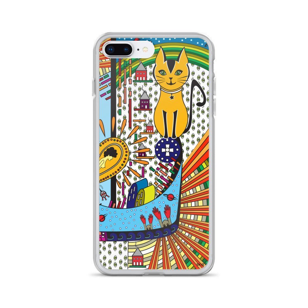 iPhone Protective Case Accessory - Alien Cat Invasion by WeezWomp - WeezWomp