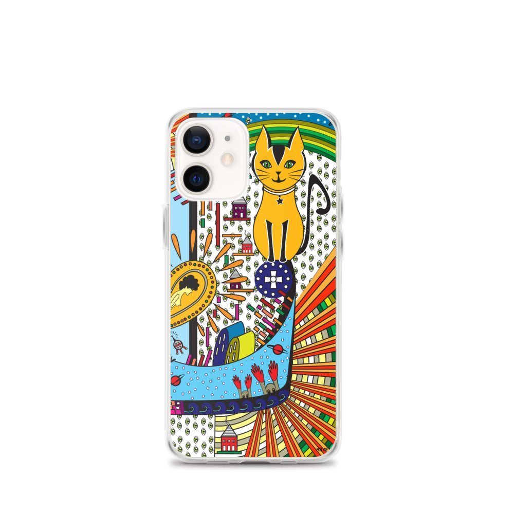 iPhone Protective Case Accessory - Alien Cat Invasion by WeezWomp - WeezWomp
