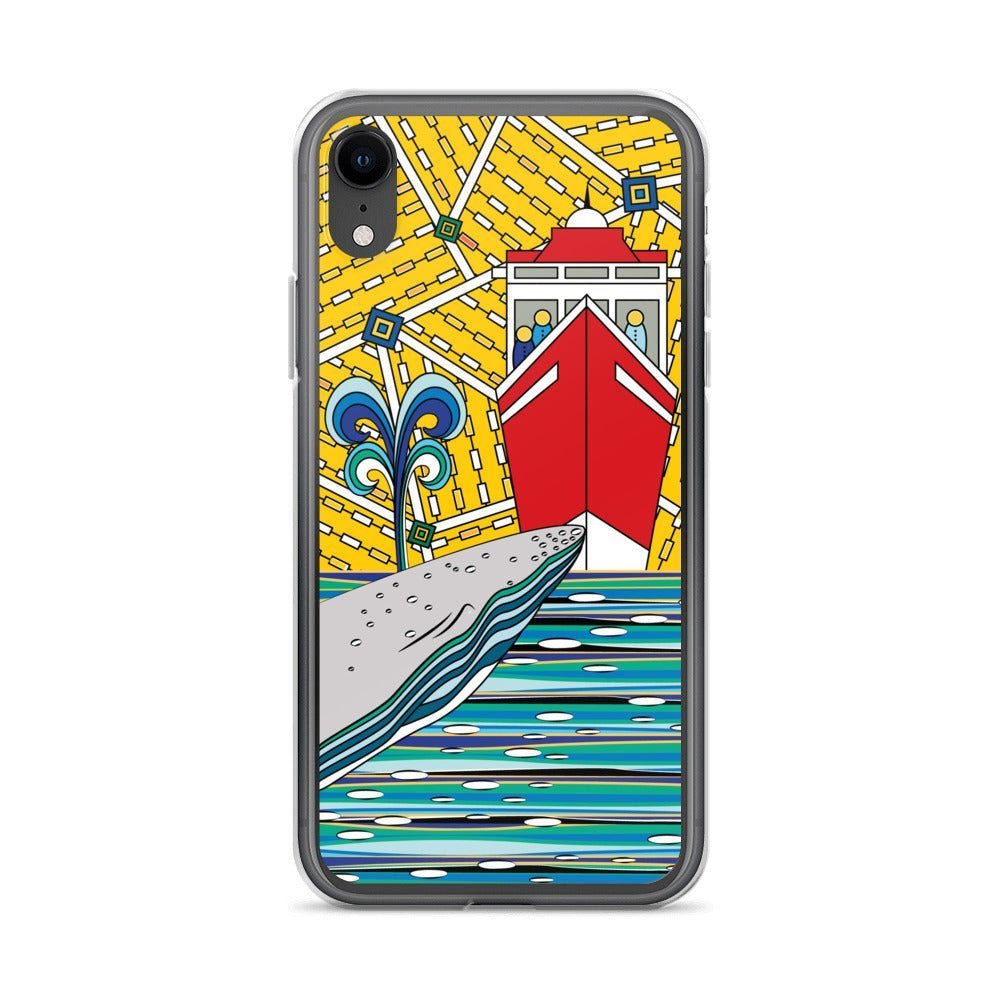 iPhone Protective Case Accessory - Watching Whales by WeezWomp - WeezWomp