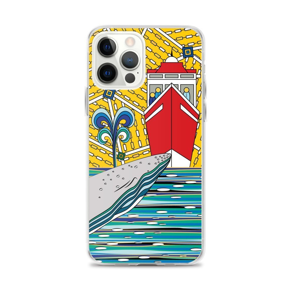 iPhone Protective Case Accessory - Watching Whales by WeezWomp - WeezWomp