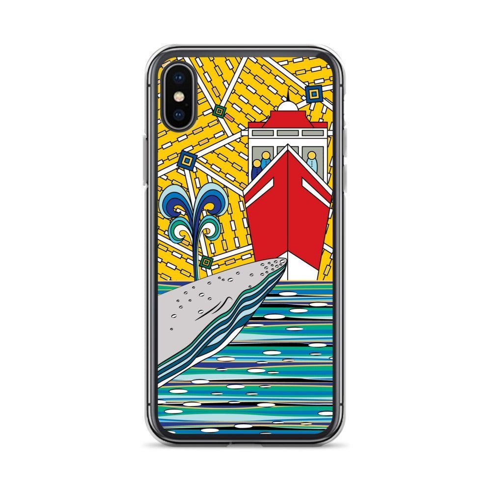 iPhone Protective Case Accessory - Watching Whales by WeezWomp - WeezWomp