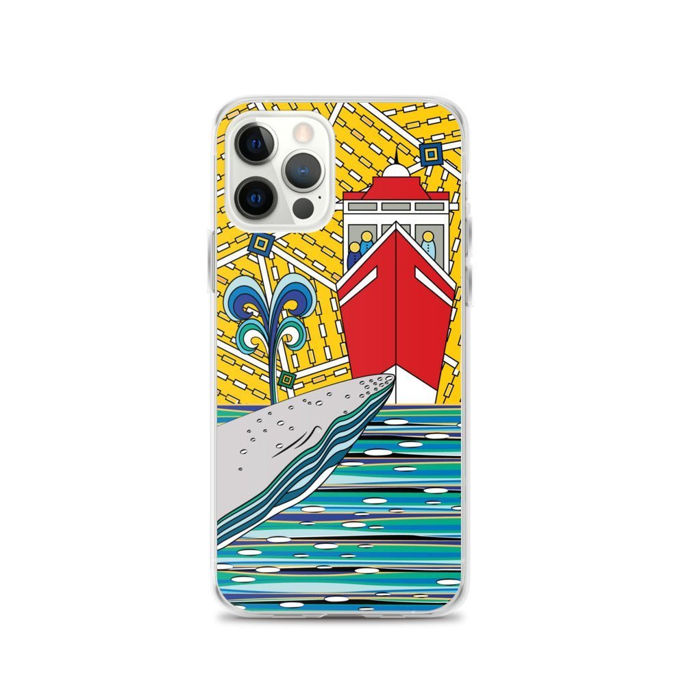 iPhone Protective Case Accessory - Watching Whales by WeezWomp - WeezWomp