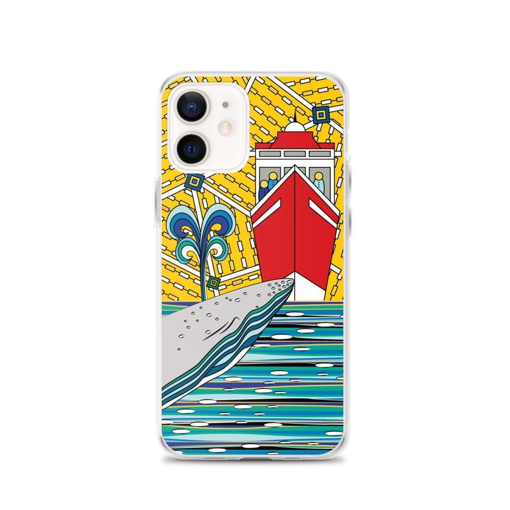 iPhone Protective Case Accessory - Watching Whales by WeezWomp - WeezWomp