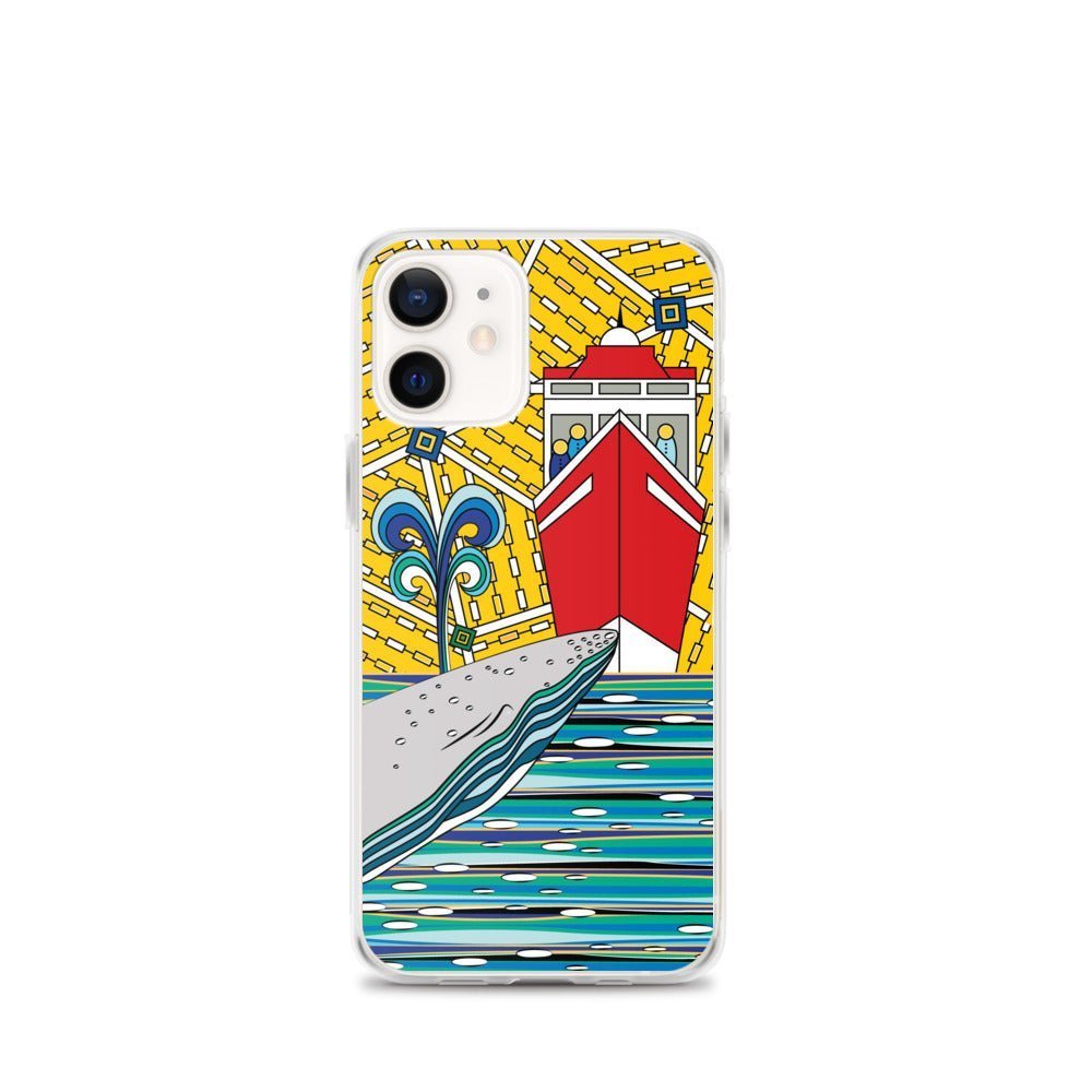 iPhone Protective Case Accessory - Watching Whales by WeezWomp - WeezWomp