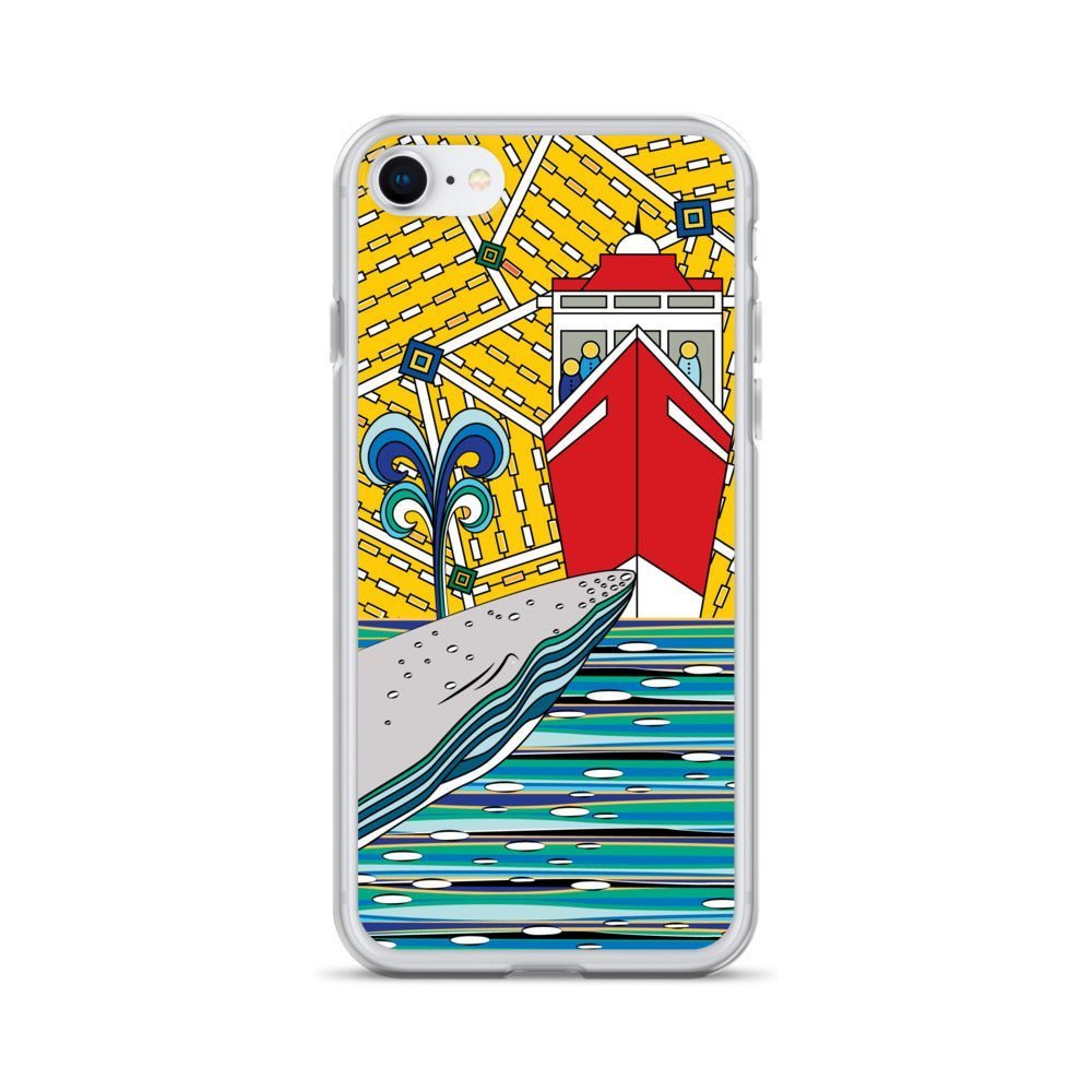 iPhone Protective Case Accessory - Watching Whales by WeezWomp - WeezWomp