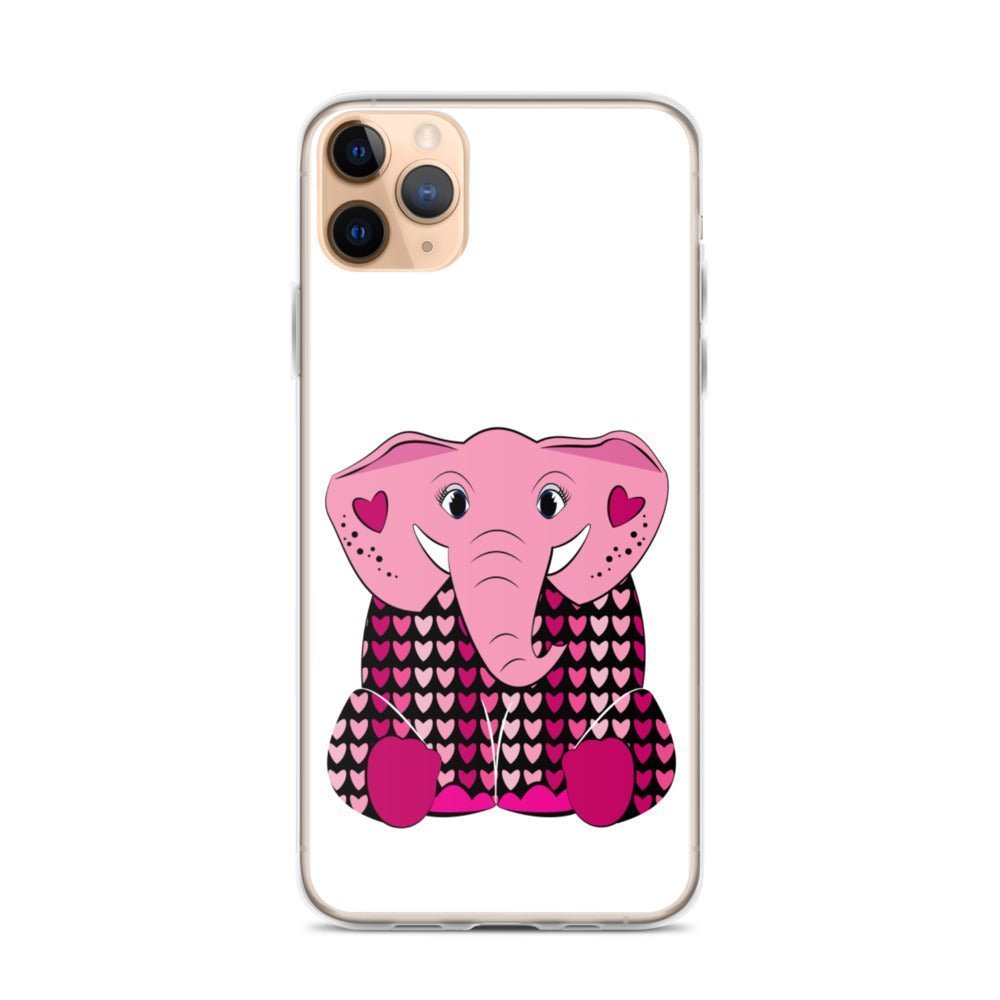 iPhone Protective Cell Phone Case Accessory - Pink Elephant by WeezWomp - WeezWomp