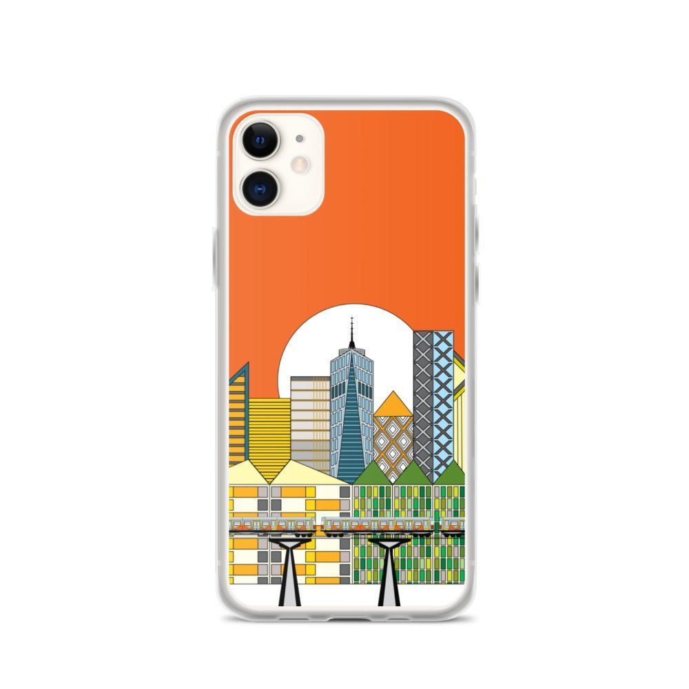 iPhone Protective Cell Phone Case - Cityscape by WeezWomp - WeezWomp