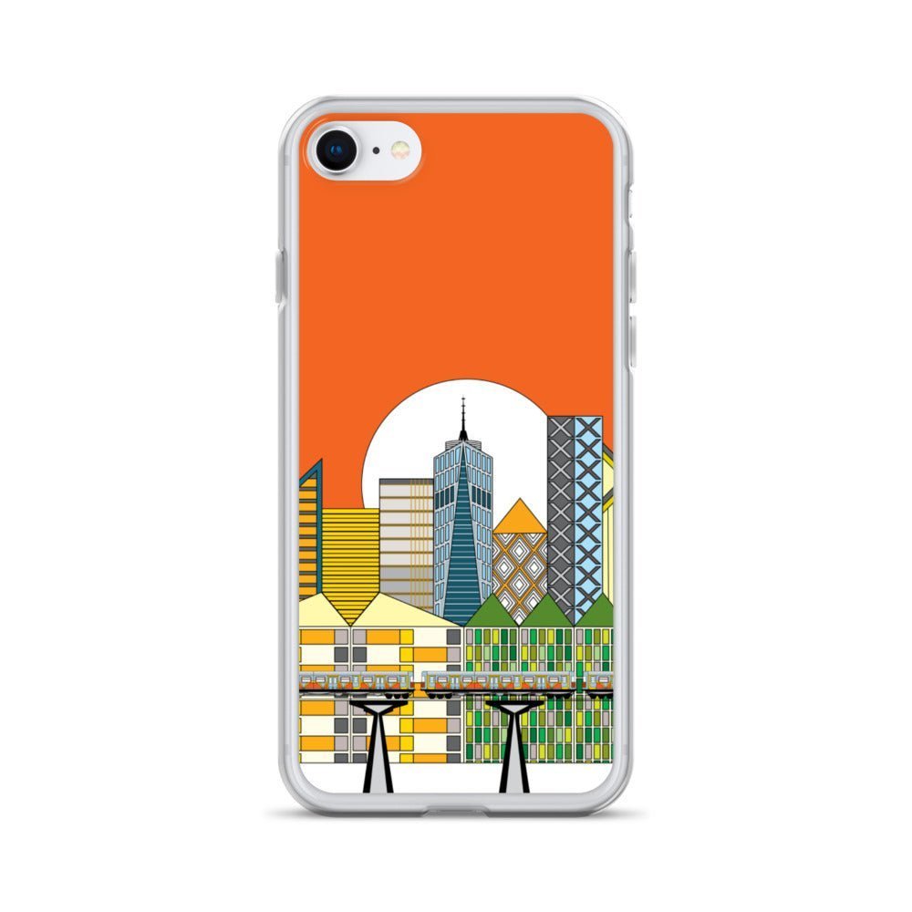 iPhone Protective Cell Phone Case - Cityscape by WeezWomp - WeezWomp