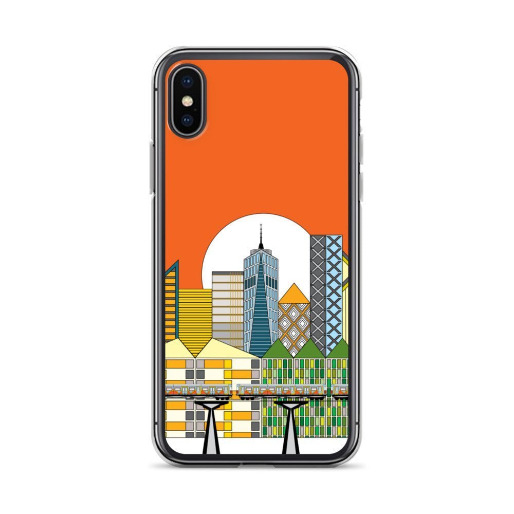 iPhone Protective Cell Phone Case - Cityscape by WeezWomp - WeezWomp
