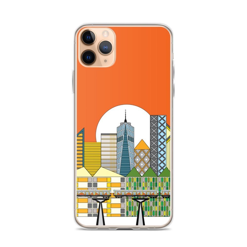 iPhone Protective Cell Phone Case - Cityscape by WeezWomp - WeezWomp