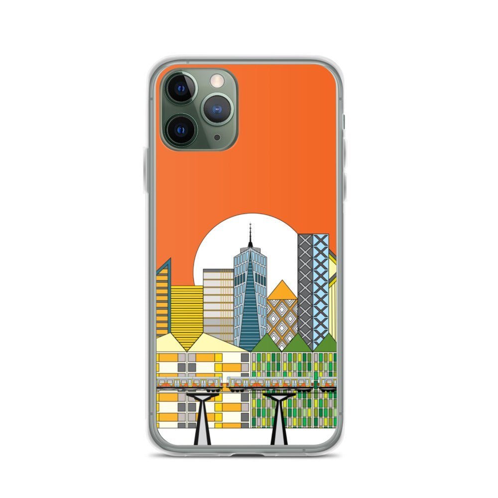 iPhone Protective Cell Phone Case - Cityscape by WeezWomp - WeezWomp