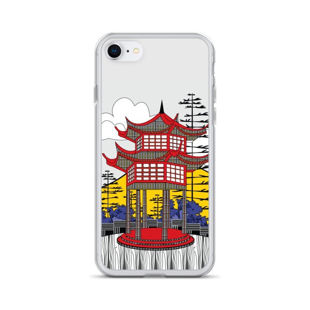 iPhone Protective Cell Phone Case - Pagoda by WeezWomp - WeezWomp