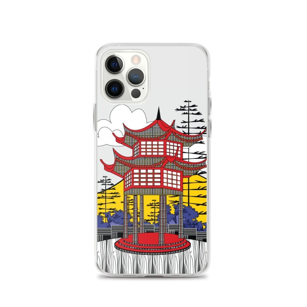 iPhone Protective Cell Phone Case - Pagoda by WeezWomp - WeezWomp