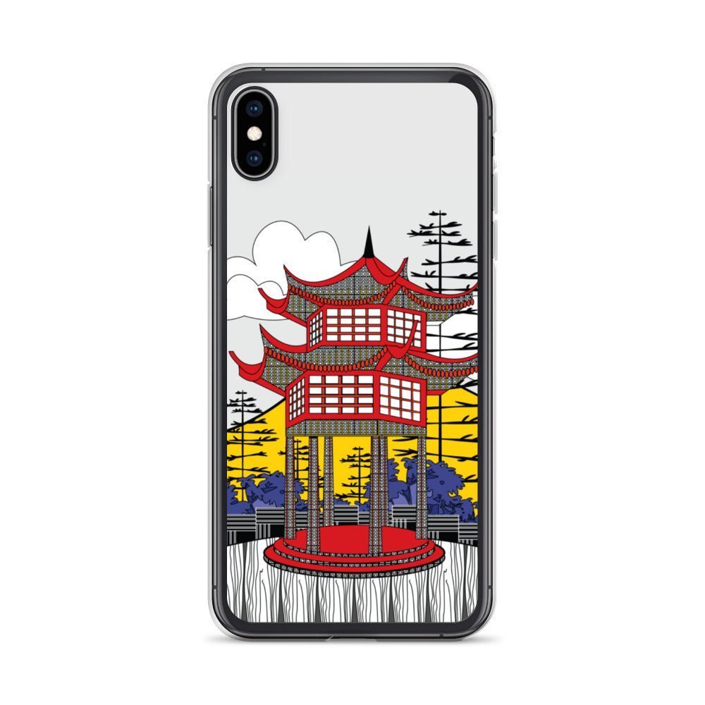 iPhone Protective Cell Phone Case - Pagoda by WeezWomp - WeezWomp