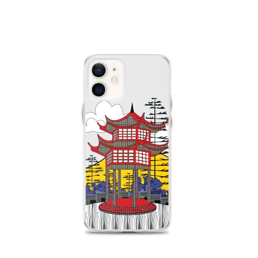 iPhone Protective Cell Phone Case - Pagoda by WeezWomp - WeezWomp
