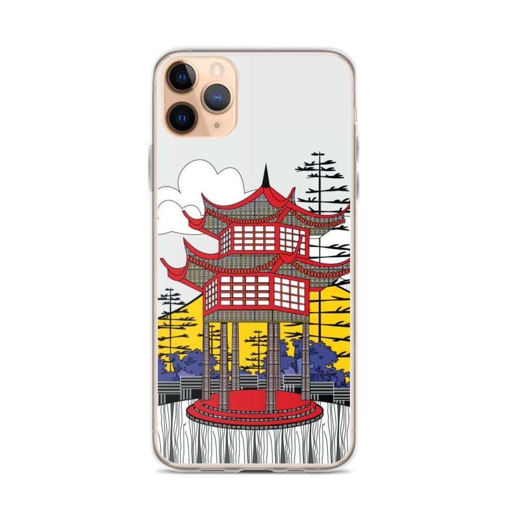 iPhone Protective Cell Phone Case - Pagoda by WeezWomp - WeezWomp